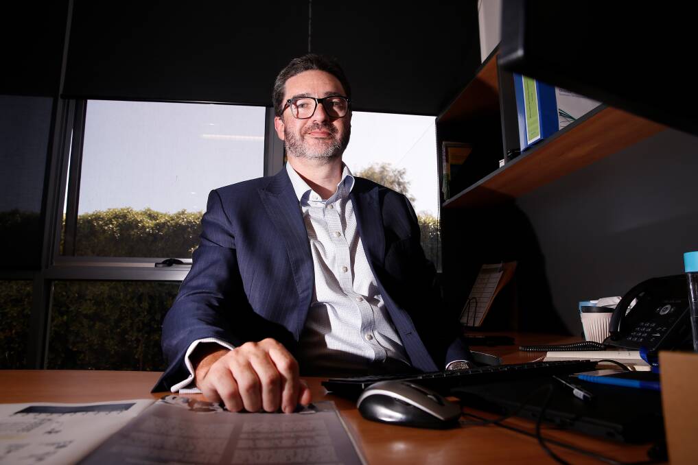 Stepping up: Brett Davis is the new Moyne Shire Council chief executive after taking over the role temporarily when predecessor Bill Millard quit in April.