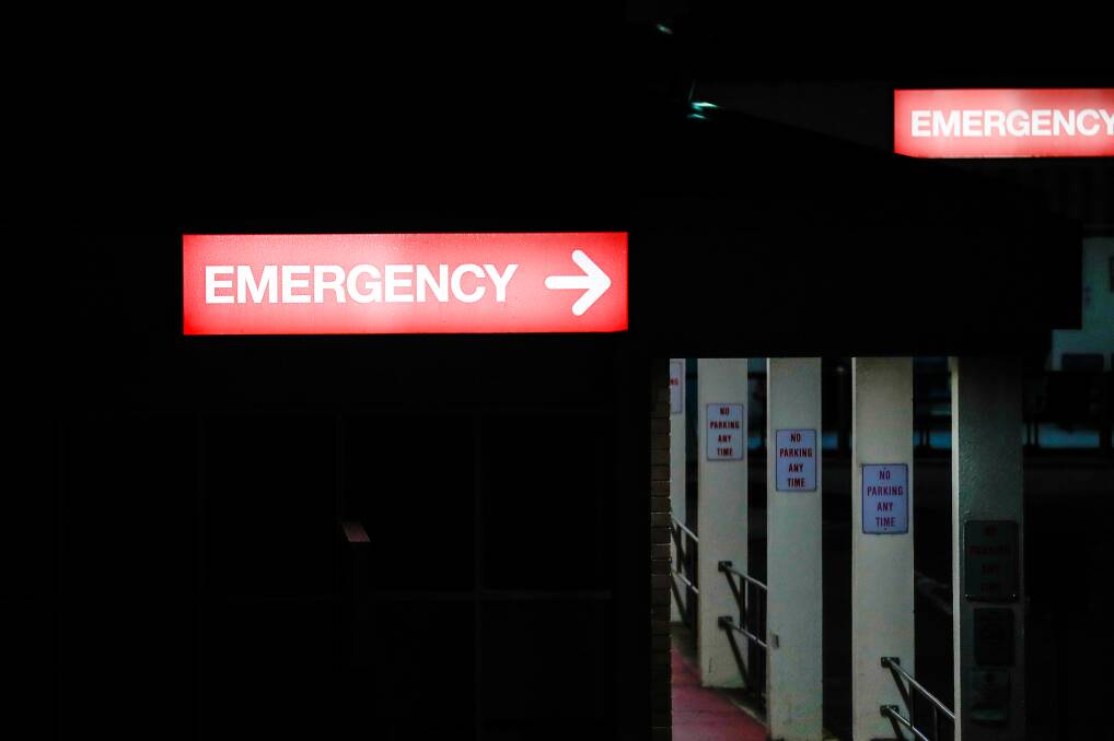 An 86-year-old woman was forced to wait at least nine hours at Warrnambool Base Hospital's emergency department before being seen by a doctor.