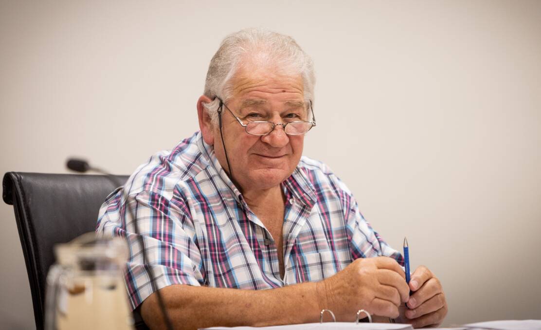 Moyne Shire councillor Jim Doukas voted to bring in a code of conduct for wind farm community engagement committees, but says he didn't think it was necessary. Picture by Anthony Brady