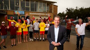 Pork barrelling: Incumbent Member for Wannon Dan Tehan has promised $6 million for the Warrnambool Surf Lifesaving Club if he is re-elected. Picture: Chris Doheny.