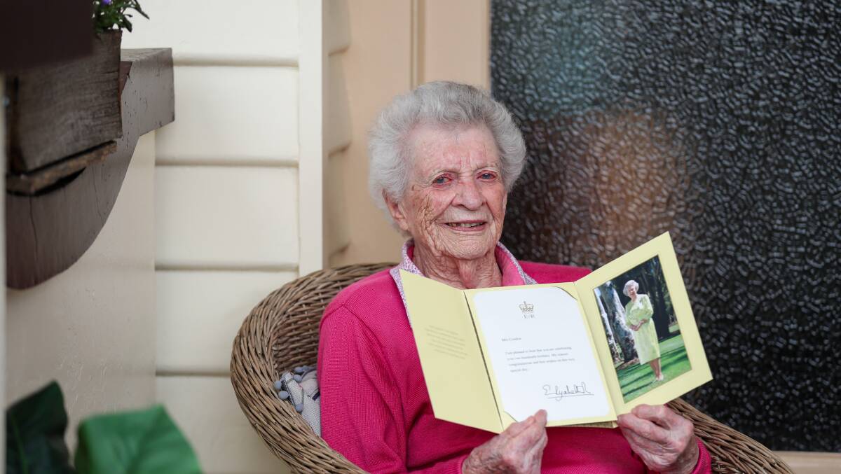 BIRTHDAY GIRL: Warrnambool resident Moira Condon will celebrate her 100th birthday on September 25.