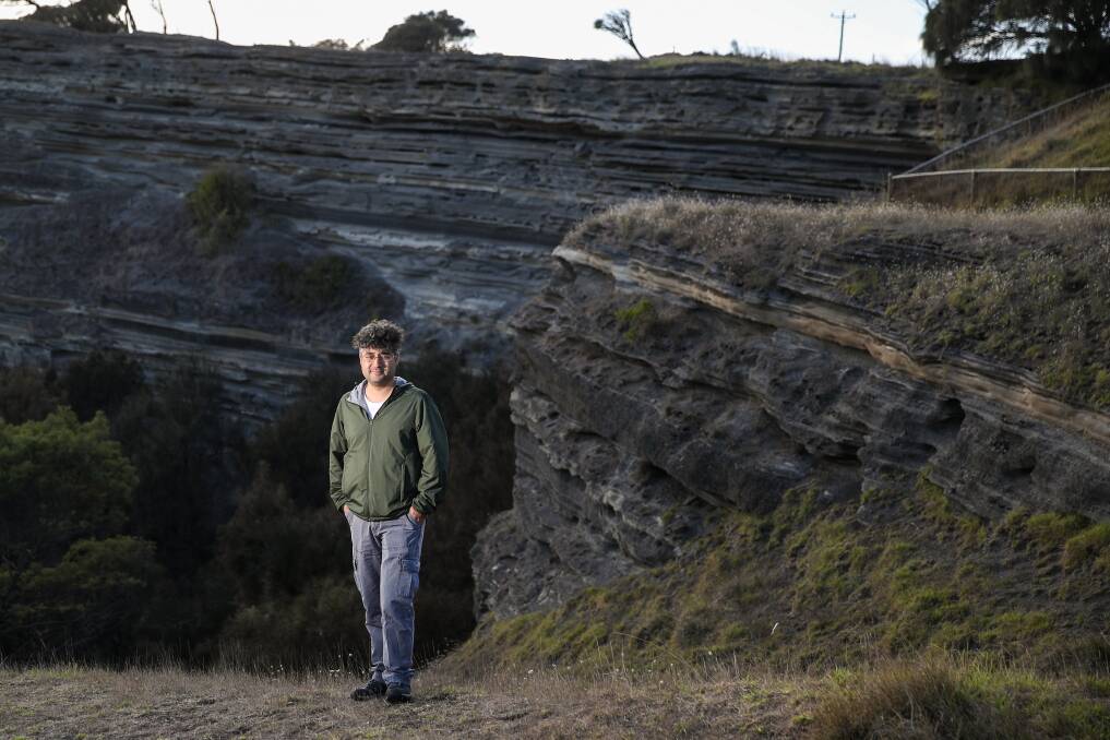 NEW GROUND: Yakup Niyazi from Deakin University's Warrnambool School of Life and Environmental Sciences is leading a ground-breaking study of the region's submarine volcanoes. Picture: Morgan Hancock