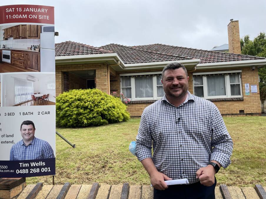 STRONG MARKET: Homeseeka agent Tim Wells said there were more good times ahead for Warrnambool's real estate market.