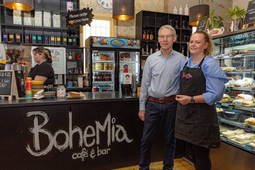Images Restaurant's Jonathan Dodwell and Stacy Mark are the new owners of Warrnambool's Bohemia Cafe and Bar. Picture by Eddie Guerrero. 