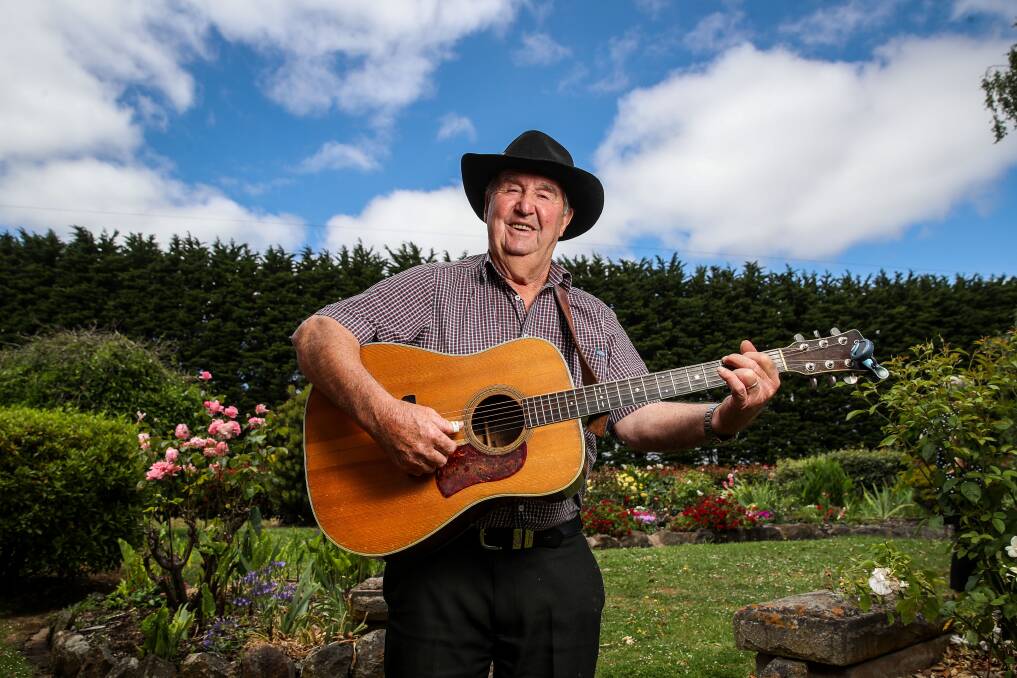 BORN TO HELP: Woolsthorpe resident and singer John Anscombe has been volunteering for 62 years and will celebrate his 80th birthday on Christmas day. Picture: Morgan Hancock