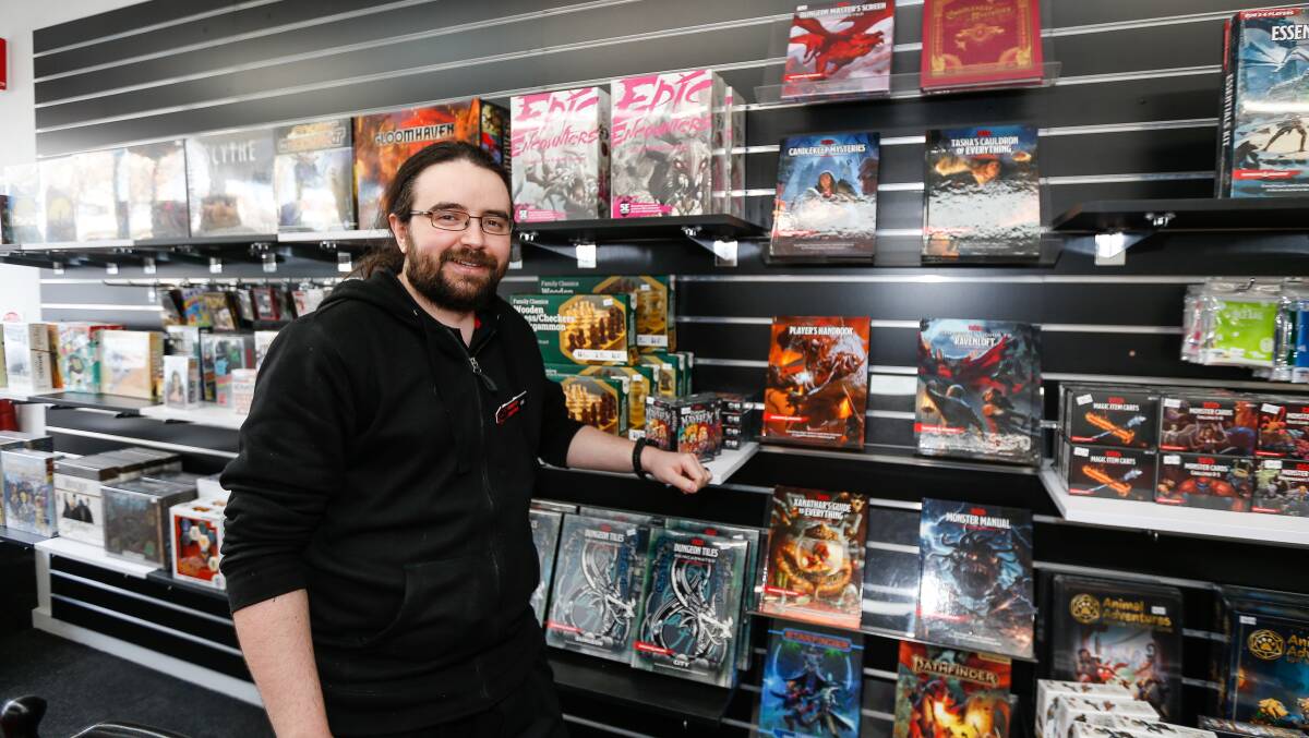 WELCOME: R.N.G Tabletop Gaming owner Jai Ceratops said he welcomed newcomers and encouraged them to break through stereotypes.