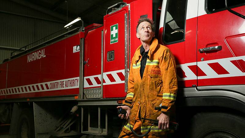 CHANGE NEEDED: Charles Dillon was 'cross' after learning little had changed after the communication blackouts that he and his colleagues faced at the height of firefighting efforts. 