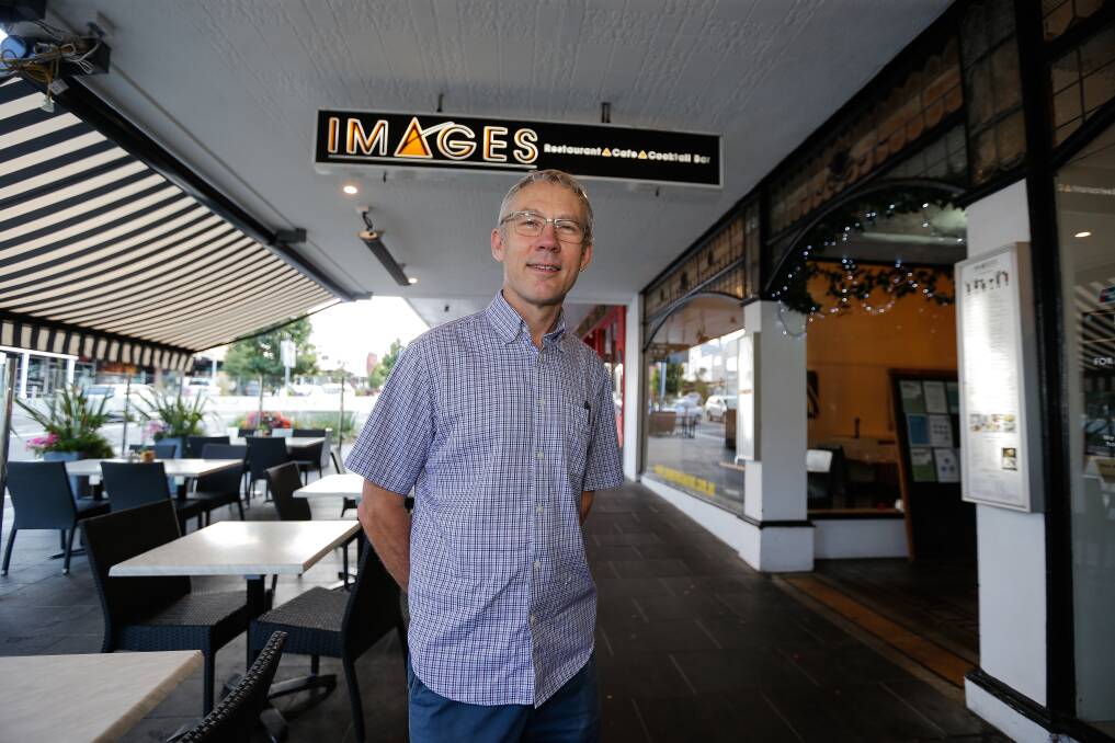 TESTY: Warrnambool Images Restaurant owner Jonathan Dodwell says while the bookings are coming in, each night there's a chance he'll be short staffed due to workers isolating. Picture: Anthony Brady
