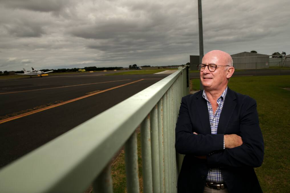 TAKING FLIGHT: V-Star Powered Lift Aviation chief executive officer Tony Laws is in talks with various agencies to launch a regional aerial taxi service in Warrnambool. Picture: Chris Doheny