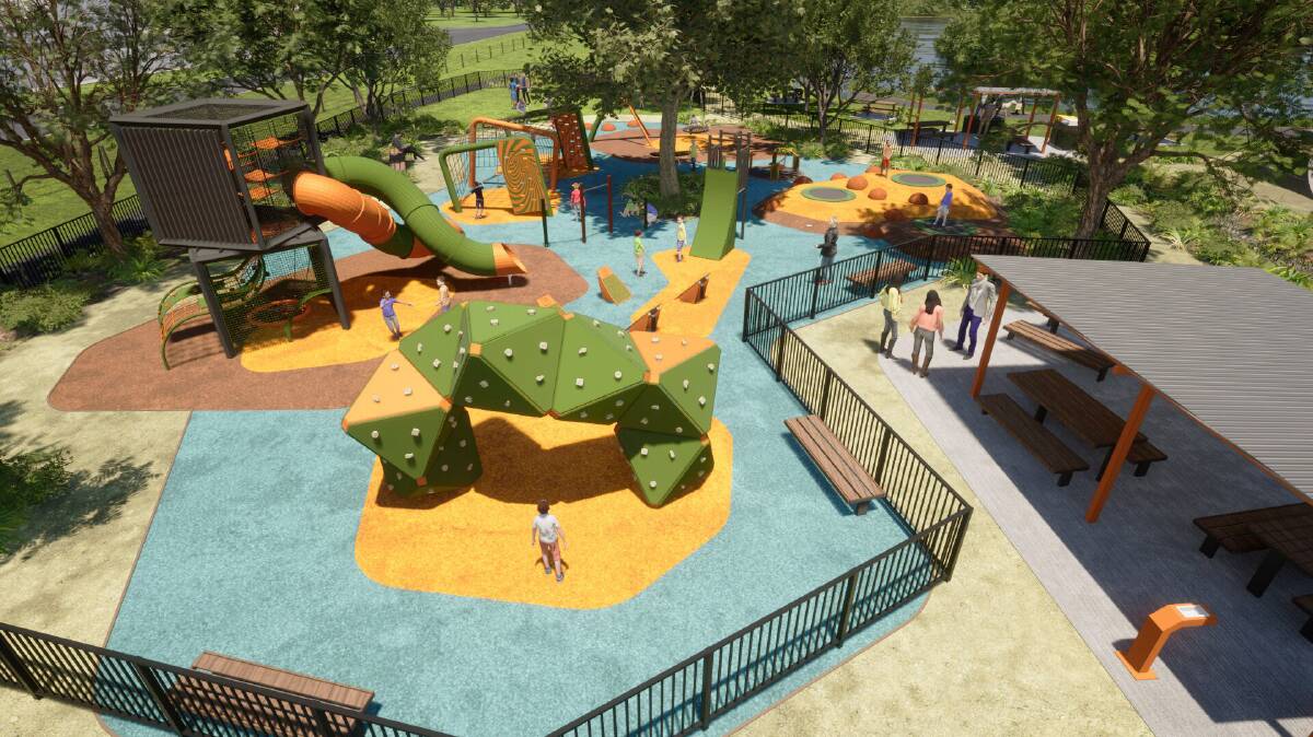 The newest designs show a more substantial offering of play equipment. Picture supplied.