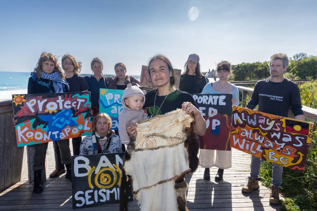 Ms Couzens Bundle said seismic testing off the south-west coast could "never co-exist peacefully with ancient living creation songlines". Picture by Eddie Guerrero