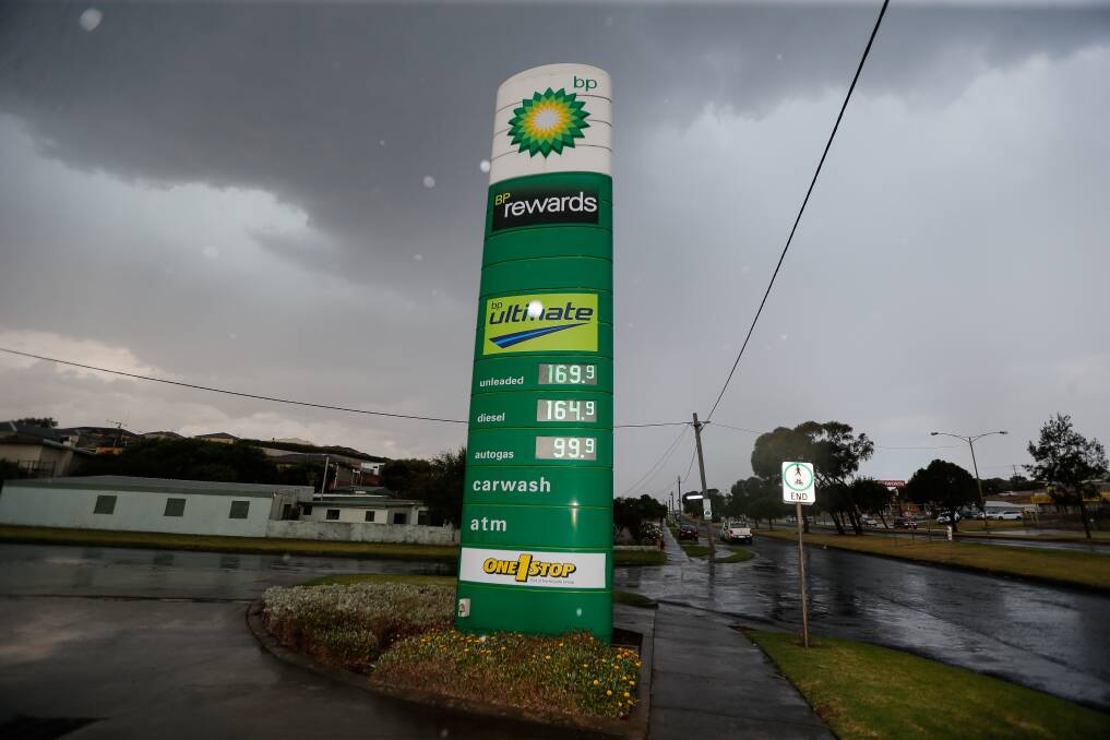 SKYROCKET: The price of unleaded at BP One Stop in west Warrnambool reached 169.9 cpl on Thursday. Picture: Anthony Brady