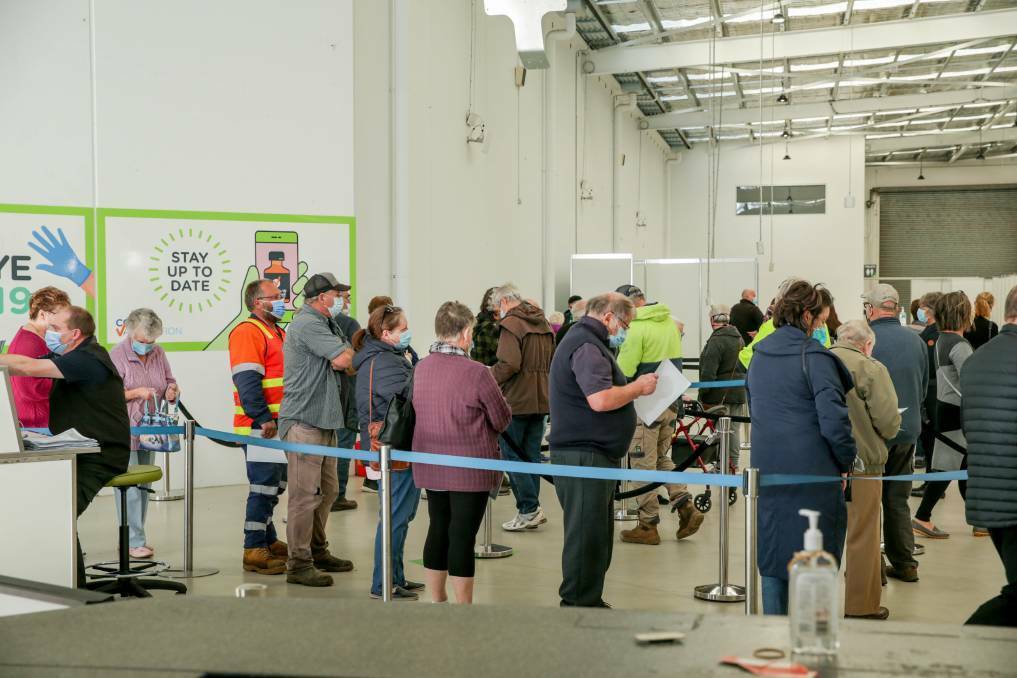 A file photo of the Warrnambool Vaccination Centre. Picture: Chris Doheny