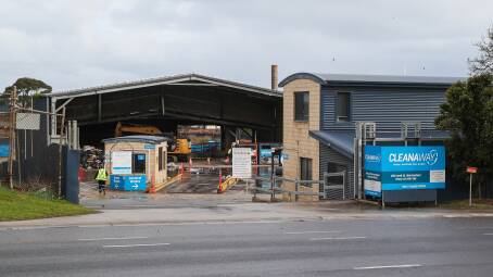 IN DEMAND: Cleanaway's Koroit Street facility has applied for permission to become a 24-hour operation, but some residents say they won't be happy with the noise, smell, or environmental impacts. Picture: Morgan Hancock
