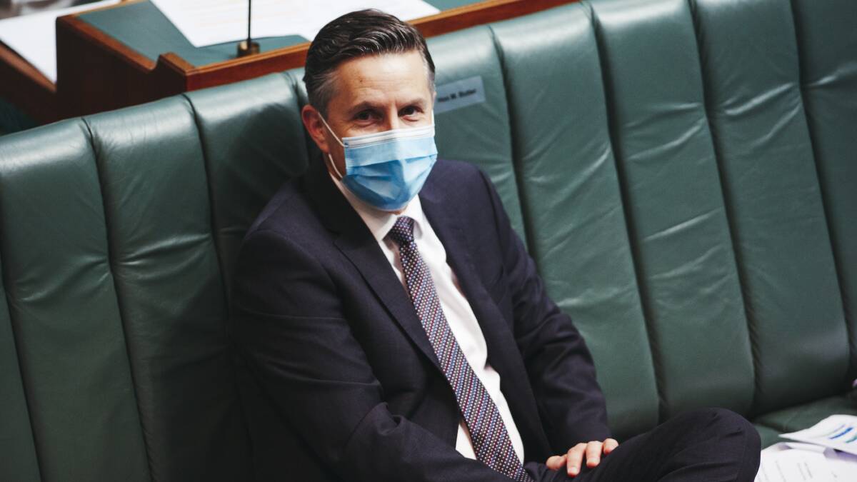 Health Minister Mark Butler said his government was in negotiations with Pfizer and Moderna for more vaccines. Picture by Dion Georgopoulos