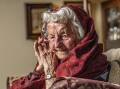 Merle Hare, 103, pictured at her home in Braddon in the ACT in September 2023. Picture by Gary Ramage