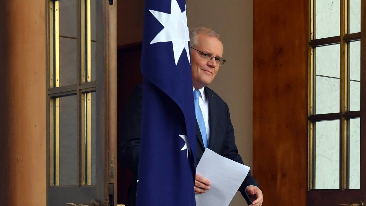 Scott Morrison has fired the starting gun on the 2022 federal election campaign. Picture: AAP