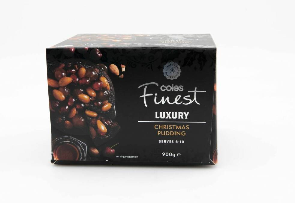 The winner is Coles Finest Luxury Christmas Pudding. Picture supplied