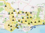 The SES and the Bureau of Meteorology have issued minor flood warnings for Lake Corangamite, the Hopkins River and Otway Coast.