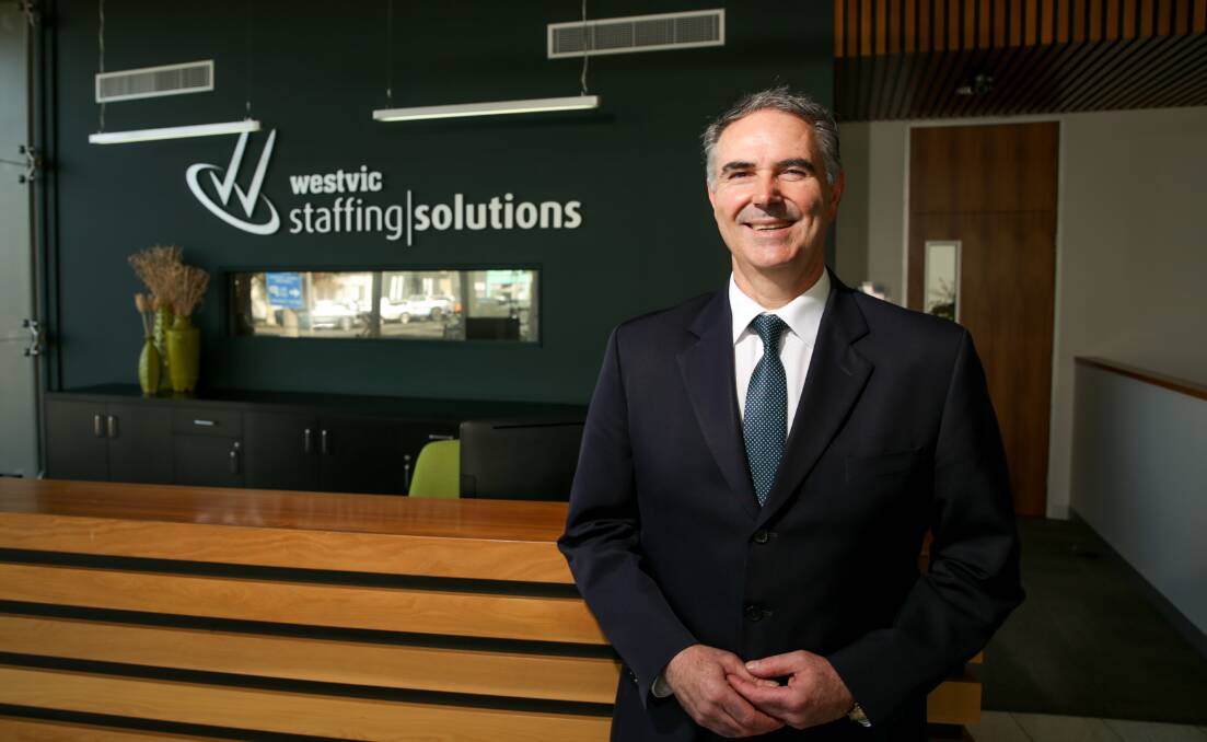 WAGES: Westvic Staffing Solutions chief executive officer Dean Luciani has welcomed wage increases in the next financial year. Picture: Chris Doheny