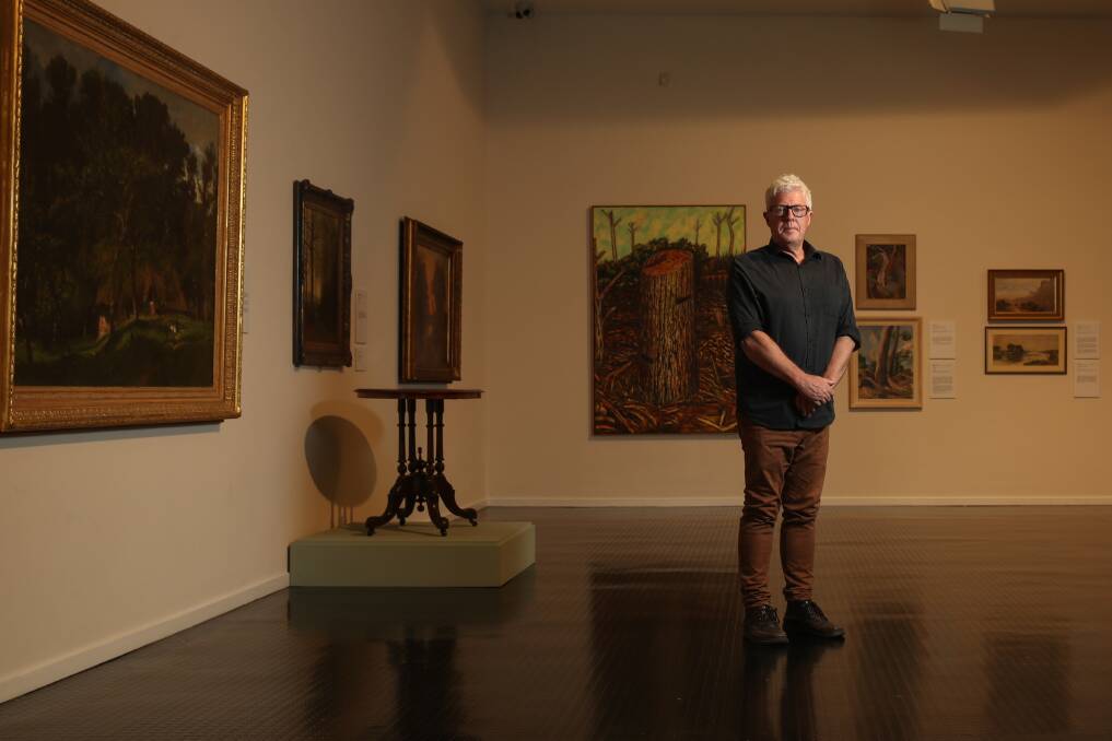 RETIREMENT: After almost 40 years leading the way at Warrnambool Art Gallery Murray Bowes is heading into retirement. Picture: Morgan Hancock
