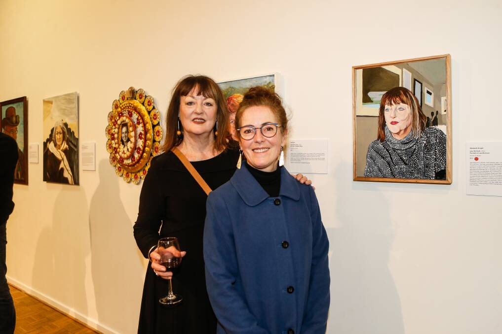 PORTRAITS: Winner of The Warrnibald Prize 2022 is Elizabeth Knight, with subject Liza McCosh. Picture: Anthony Brady