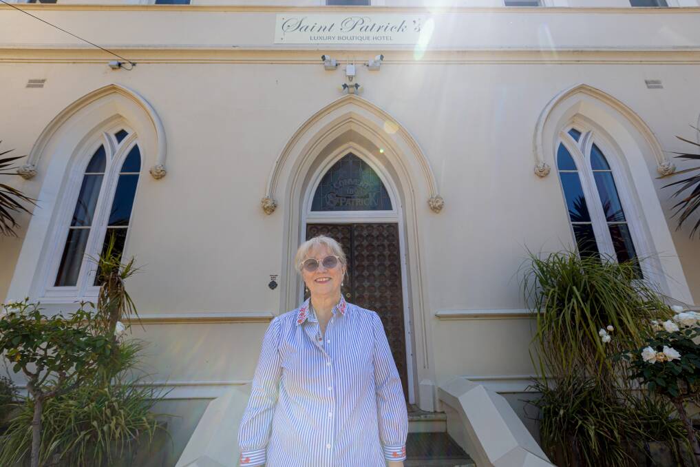 Koroit Convent's Cynthea Wellings is running a charity event at the venue on January 6, 2024, alongside Father Lawrence O'Toole. Picture by Eddie Guerrero