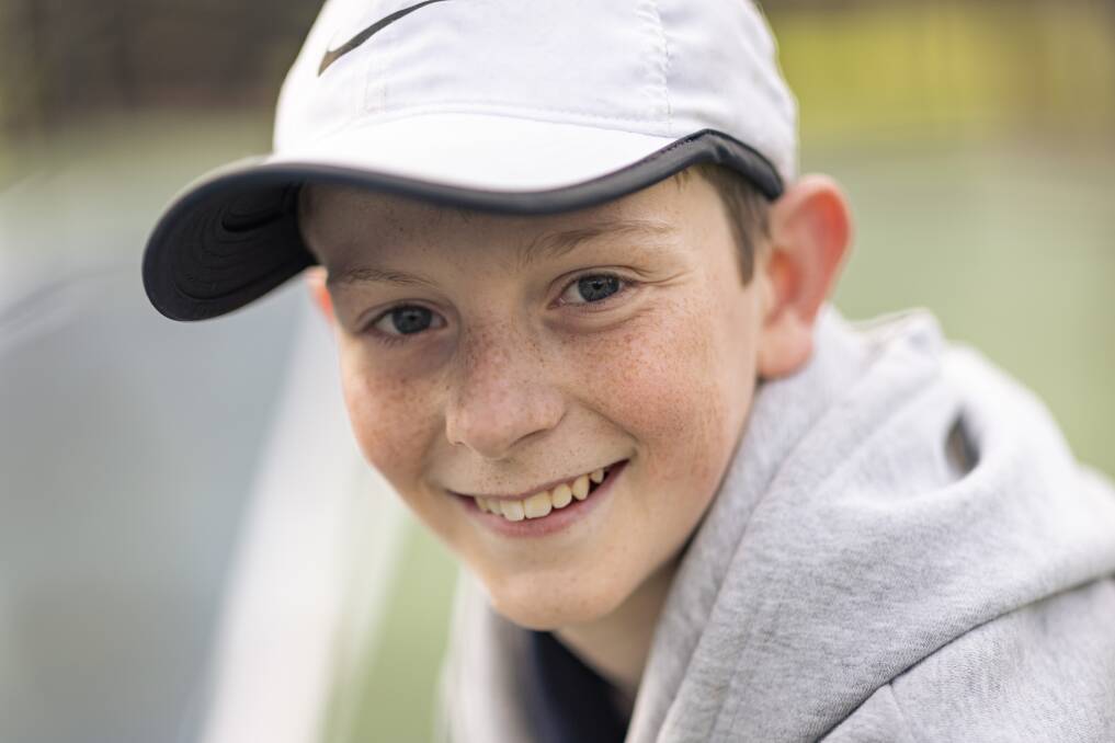 Warrnambool's Luke Robson is one of 424 ball kids at the 2024 Australian Open. Picture by Sean McKenna