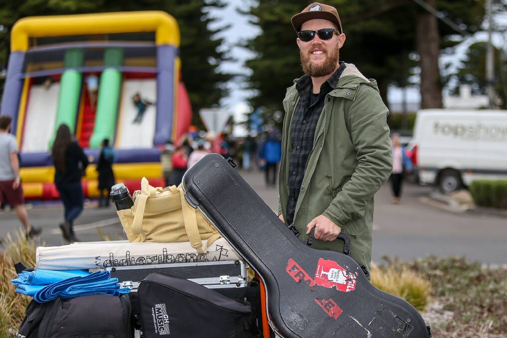 LIVE MUSIC: Rhys Crimmin is returning to his home roots to perform in Camperdown on Friday. Picture: Anthony Brady