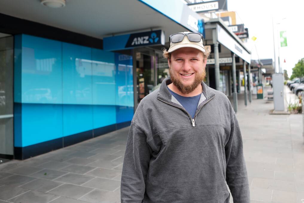 Warrnambool's Ben Van Zelst has taken advantage of the Black Friday sales to get his Christmas shopping done earlier than previous years . Picture by Anthony Brady