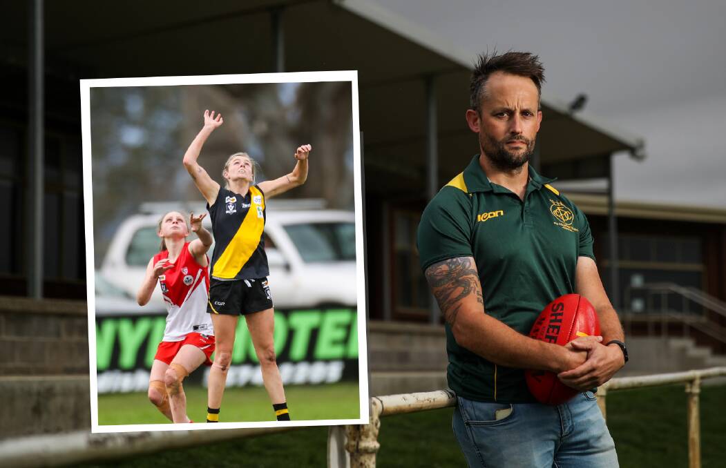 TOUGH PILL: Old Collegians coach Xavier Couch (right) said the decision to put the club's under 18 youth girls team into recess was a tough one to make; (left) Portland has also pulled its senior women's team from the competition. Picture: Morgan Hancock