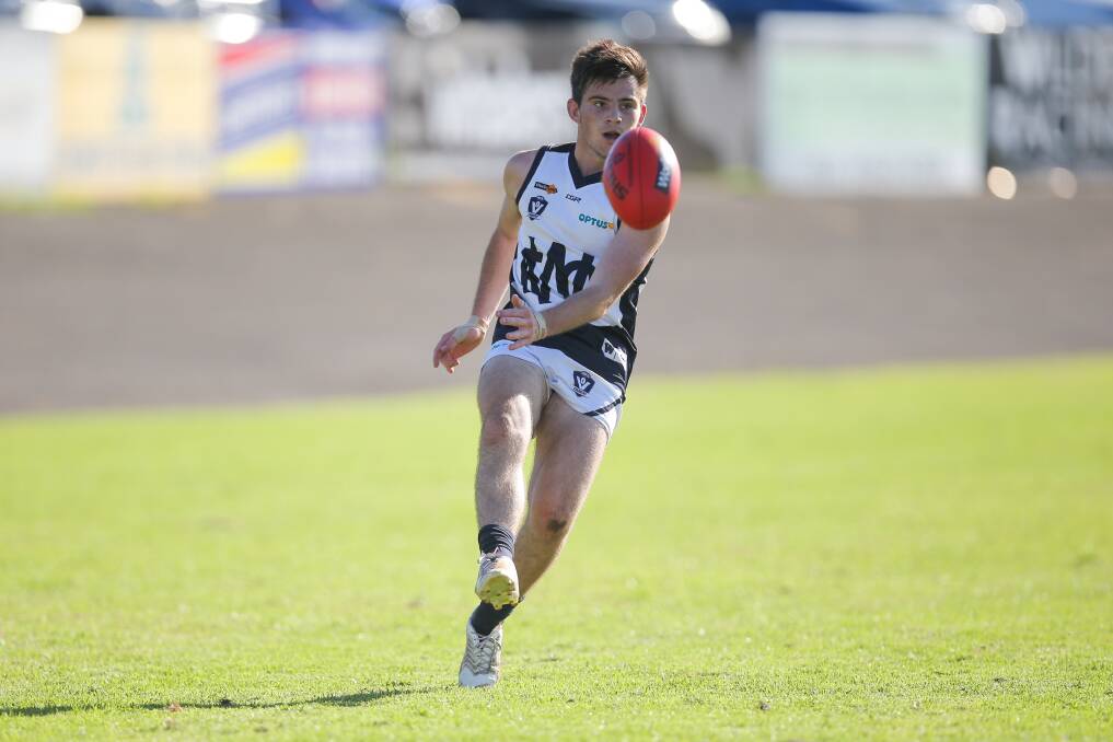 Jordan Walters, pictured playing for Warrnambool in 2017, will re-join the Hampden league club in 2024. File picture