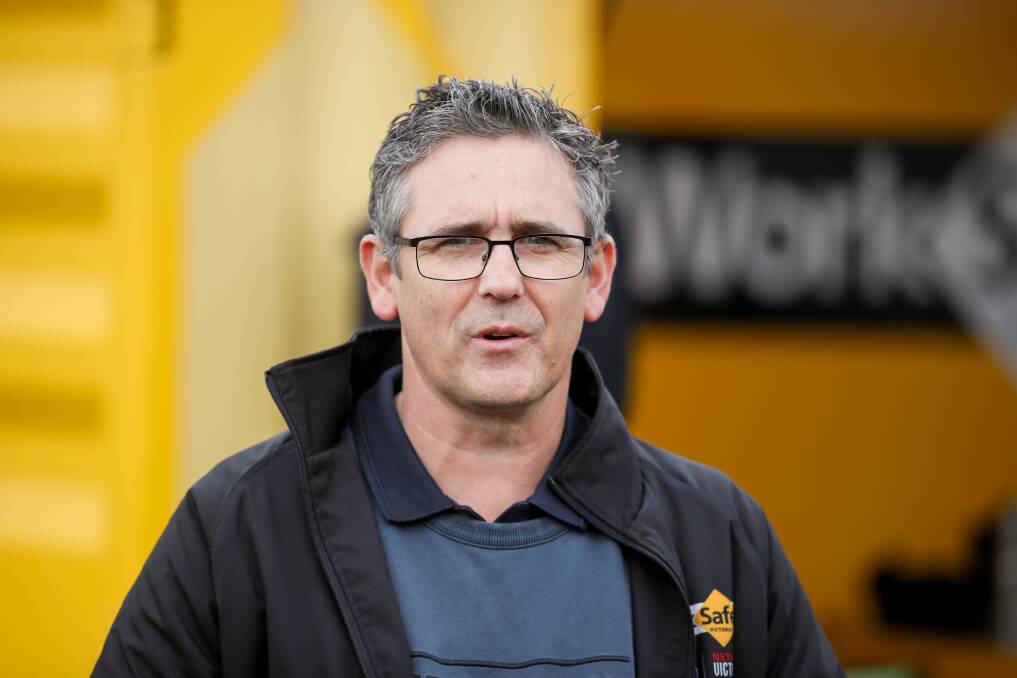 KEEN OBSERVER: Leon Cameron at the North Warrnambool and South Warrnambool game on Saturday. Picture: Morgan Hancock
