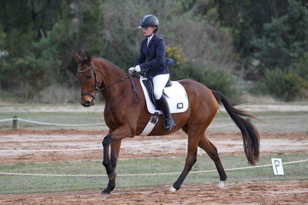 EXCITED: Equestrian rider Matilda Graesser and Simply Max have qualified for the Australian Interschool Championships in September.