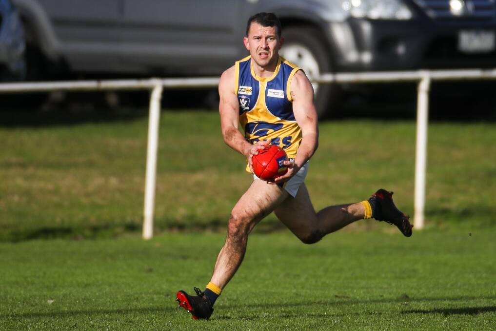 Jarryd Lewis is returning from a calf injury and could be in line for a return for North Warrnambool Eagles' semi final against Koroit.