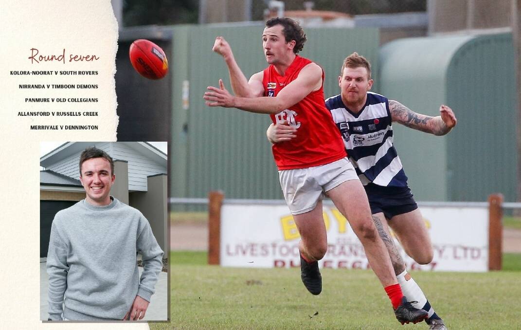 FUTURE: Bronte Baker (insert) and Lewis Campbell-Gavin are excited by Dennington's progress. Pictures: Chris Doheny, Anthony Brady