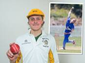 Merrivale recruit Daniel Hawkins is enjoying his first season with the Tigers in the WDCA after switching across from Brierly-Christ Church (insert). Main picture by Anthony Brady