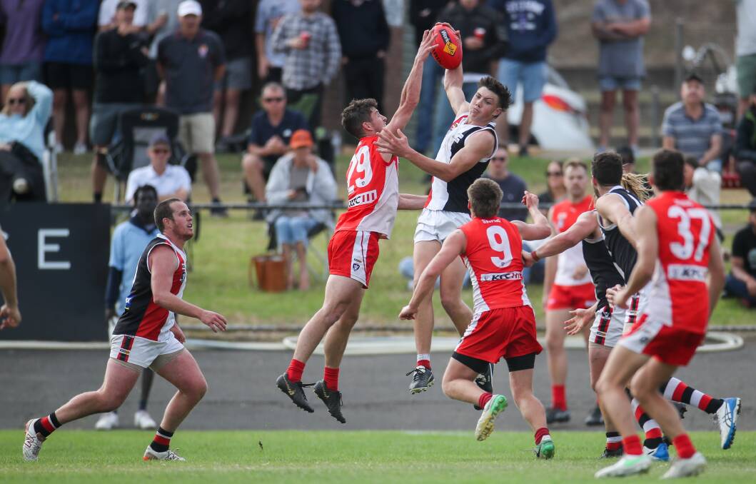 HOTLY CONTESTED: South Warrnambool and Koroit will go head-to-head for a second time in the home and away season on Saturday. Picture: Morgan Hancock