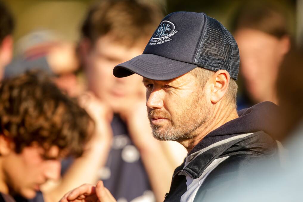 DECISIONS: Warrnambool coach Ben Parkinson was left disappointed by his team's efforts on Saturday. Picture: Chris Doheny