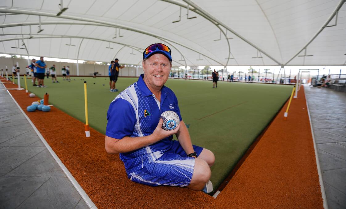 FRESH FACE: Dunkeld bowler Chris Burrell has been enjoying his first taste of the Des Notley Des Notley Memorial Classic. Picture: Anthony Brady