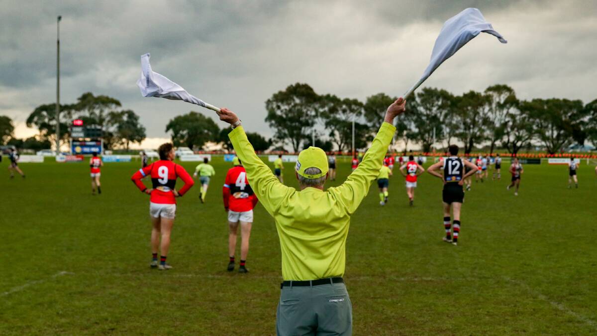 CRACKDOWN: Alleged umpire abuse was put under the microscope of an AFL Western District independent tribunal on Wednesday. Picture: Chris Doheny