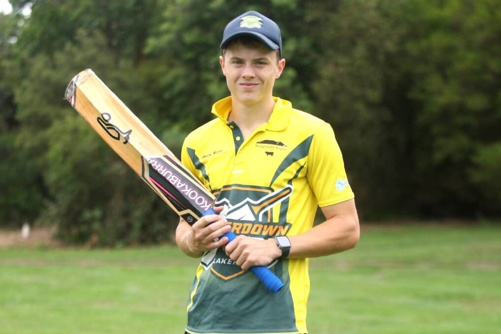 Camperdown's Harry Sumner will make his Melbourne Country Week debut with South West Cricket on Monday. Picture by Meg Saultry