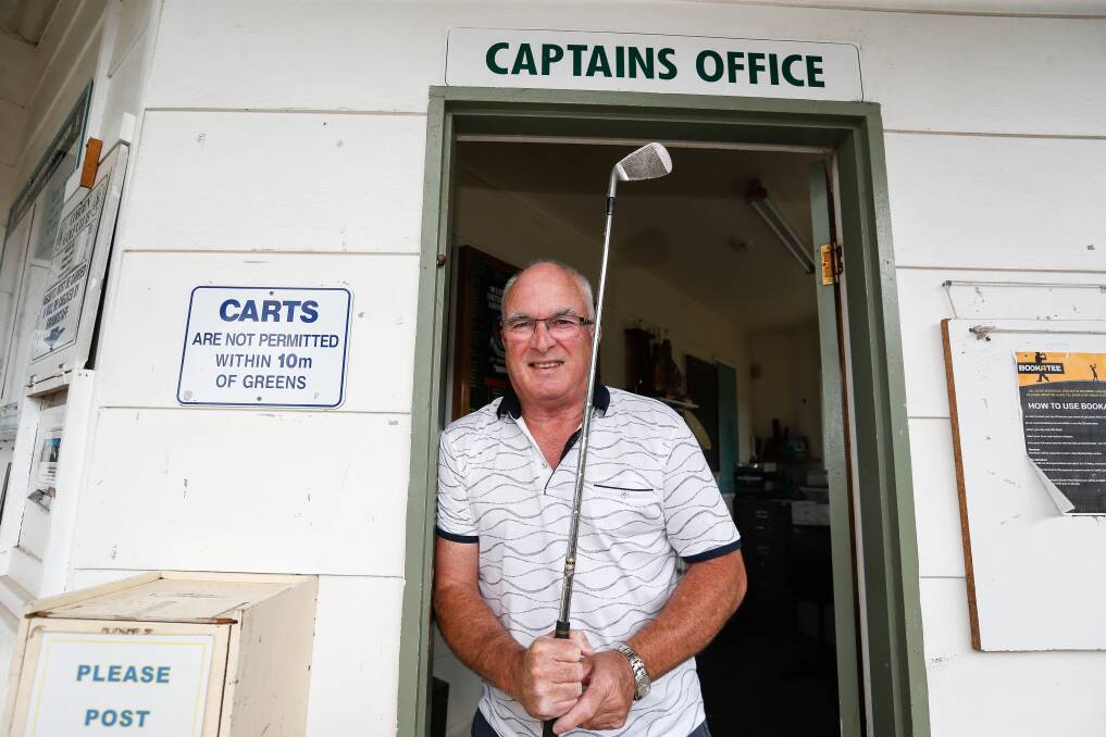 CAPTAINS CALL: Greg Byrne is in his first year as captain at Cobden Golf Club. Picture: Anthony Brady