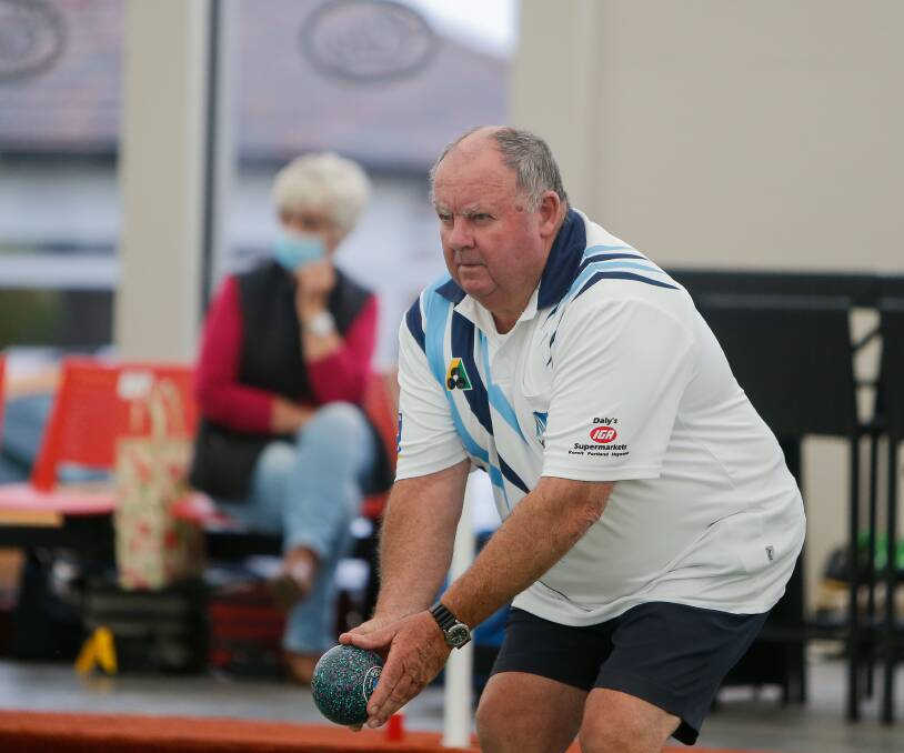 FOCUSED: Koroit's Terry Coffey will be one of many fighting for a pennant flag on Tuesday. Picture: Anthony Brady