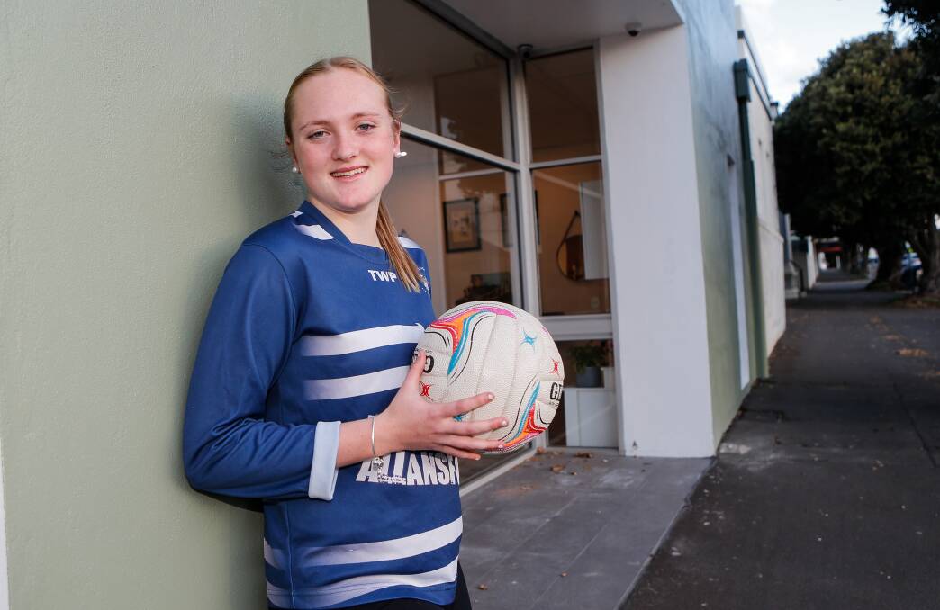NEW BLOOD: Lilly Singleton is gearing up for her first appearance at the Western Region Netball Association Championships on Sunday. Picture: Anthony Brady