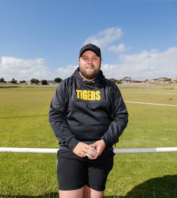 READY TO ROAR: With a second season at Merrivale under his belt, Marcus Bunney has settled in his role as a division one opening bowler. Picture: Anthony Brady