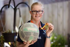 Warrnambool's Sky-Ann Grace was part of Victoria's gold medal-winning team at last week's Marie Little Shield competition. Picture by Sean McKenna.
