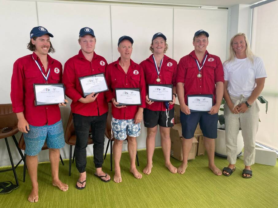The under 23 boat crew, Rockets, is one of two Port Campbell teams competing in the ASRL Open on Friday.