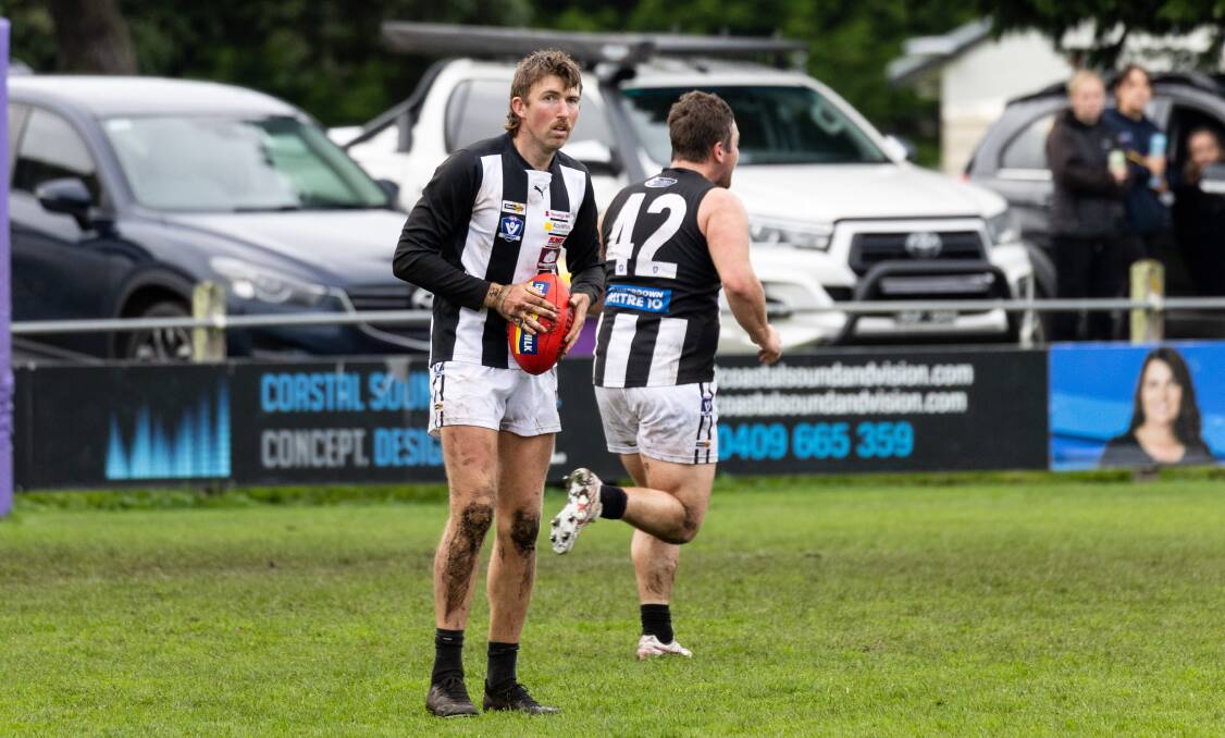 Camperdown defender Brendan Richardson returns for a round 11 clash against South Warrnambool. Picture by Anthony Brady