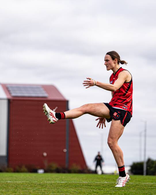 Georgia Clarke has settled in at Essendon after joining the club in March. Picture by Essendon FC